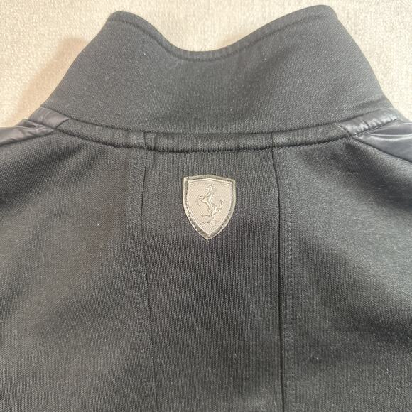 Puma Scuderia Ferrari Jacket Unisex Large Full Zip Black Official license - Picture 14 of 16